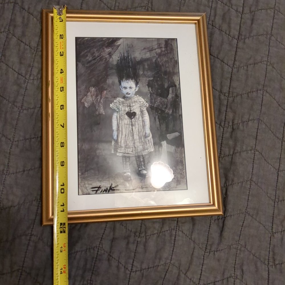 Gus Fink print! Unique,.Goth - Picture 5 of 5
